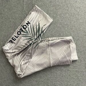 Peloton Light Gray Patterned Leggings
